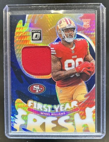 2025 Donruss Optic Mykel Williams Blue Hyper (RAW)