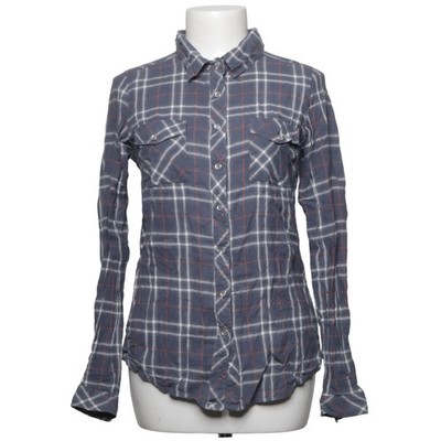 Gina Tricot, Flanellhemd, Größe: 36, model: doris shirt, Blau/Weiß #r3m
