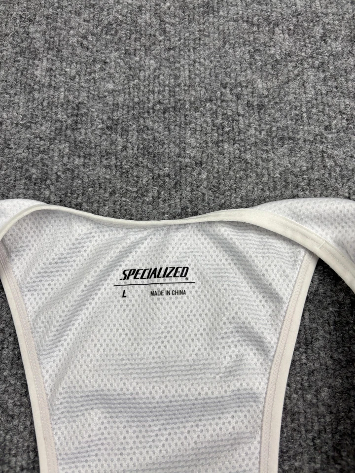 Culotte con tirantes de ciclismo especializado talla grande negro acolchado gamuza malla correas Foto 2 de 4