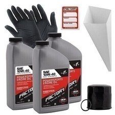Factory Racing Parts 10W40 3 Quart Oil Change Kit For Honda FSC600 FSC600A 42.65 per gallon