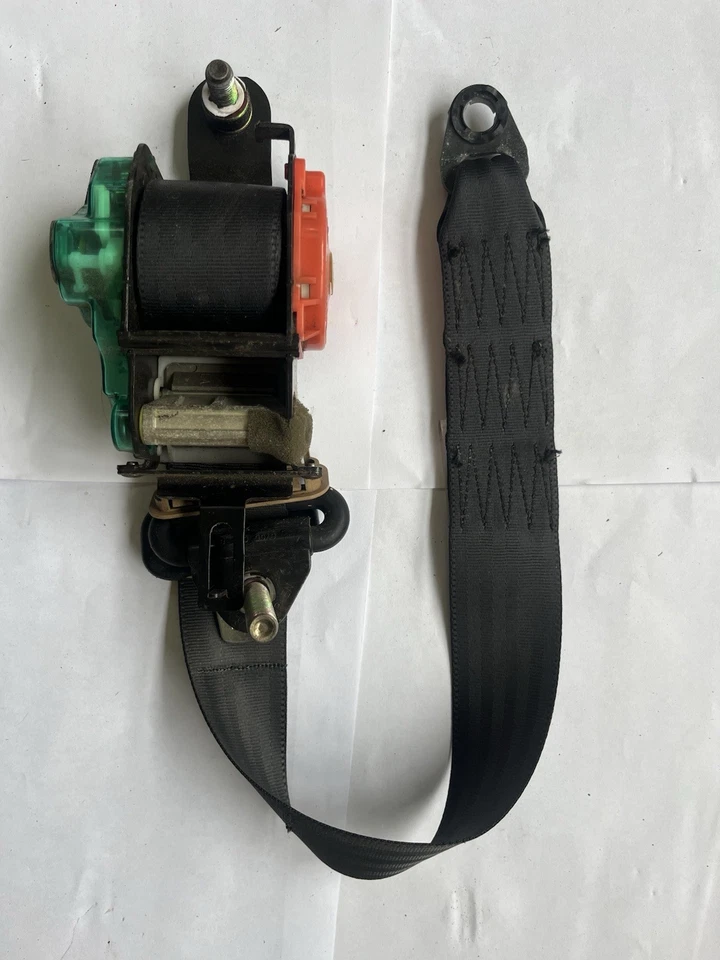 1990-1993 MAZDA MIATA IZQUIERDA IZQUIERDA IZQUIERDA NEGRO CARRETE CINTURÓN HEBILLA RETRACTOR OEM Foto 2 de 2