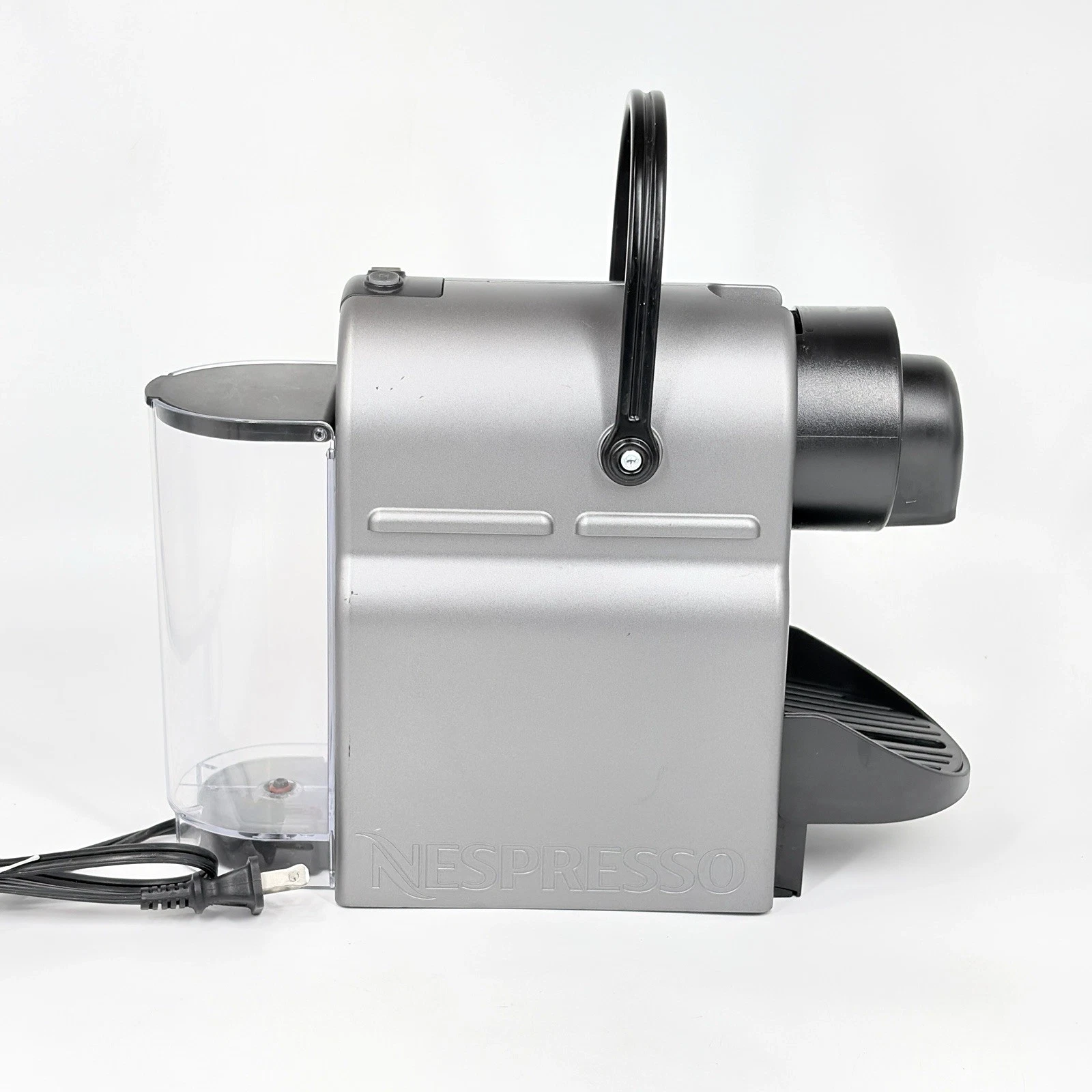 Nespresso Inissia C40 Gray Pod Capsule Espresso Machine Coffee - Tested