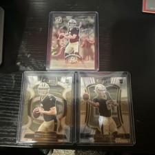 Tyler Shough New Orleans Saints 2021 Panini Select & Donruss Elite 3-Card Lot