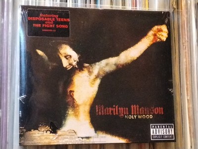 RARE MARILYN MANSON CD HOLYWOOD SLIPCASE USA EDITION HYPE STICKER STILL SEALED