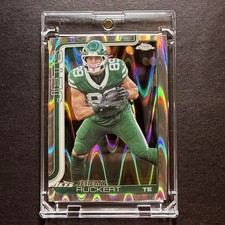 2025 Topps Chrome NFL Football Jeremy Ruckert Raywave Refractor #239 Jets