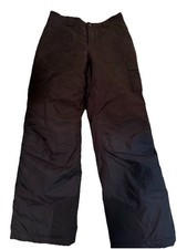 Columbia Snow Pants Boys 18/20 Black Youth Insulated Winter Ski Snowboard