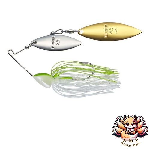 NEW Evergreen Jungle Walker Mini 3/8oz Double Willow Leaf #157 Lime Magic - Image 1