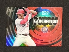 2022 Topps Juan Soto Generation Now /299 GN-3 Color Match