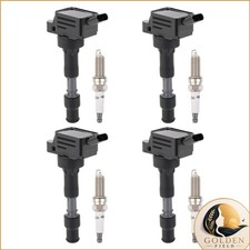 Kinwrdsn Set of 4 Ignition Coils UF816 Spark Plug 9723 for Hyundai Elantra