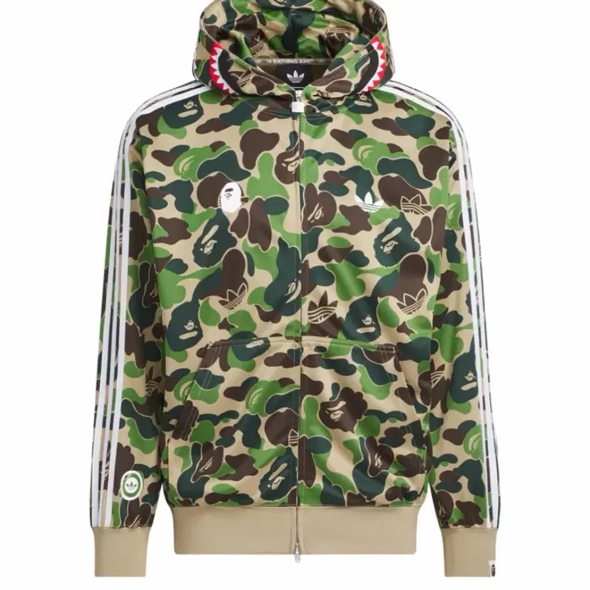 BAPE x Adidas Track Shark Hoodie 2XL - Men's