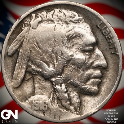 1916 D Buffalo Nickel B0120