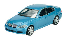 WELLY BMW 330i  3 SERIES BLUE 1:43 DIE CAST METAL MODEL NEW IN BOX