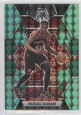 2022-23 Panini Mosaic Choice Fusion Green Prizm 15/21 Pascal Siakam #68 4f5