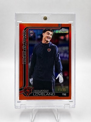 2025 Topps Chrome - Rookies Image Variation Colston Loveland #345 (RC) /25