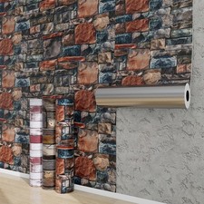 3D Brick Wallpaper Stickers Peel and Stick Self-adhesive Foam Wall tiles