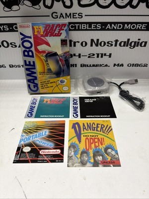 F-1 Race 1990 Nintendo Game Boy - W/Adapter, Box, Inserts And Manual - No Game