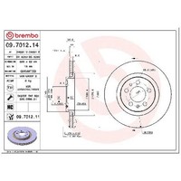 2X Bremsscheibe Vorne FüR Audi A3 8L 1.6 1.8 1.9 96 Bis 03 Brembo 1J0615301M ATD