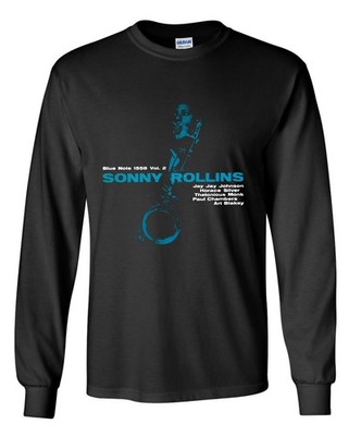 Sonny Rollins long sleeve t-shirt - Blue Note 1558 Jazz Music, Art Blakey