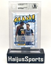 Cam Spencer Slam Custom Trading Card Auto Beckett Authentic Autograph Vancouver