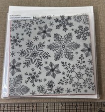 Hero Arts Hand Drawn Snowflakes Stamp