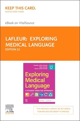 Erforschung der medizinischen Sprache - Elsevier eBook auf Vitalsource (Einzelhandelszugangskarte):