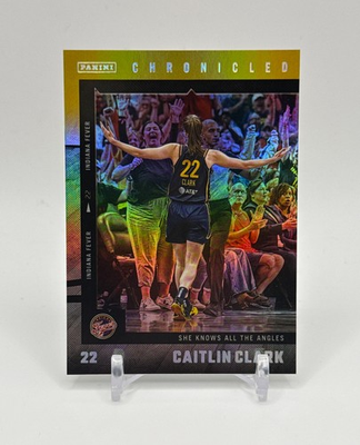 #ad 2025 Panini Caitlin Clark Chronicled Yellow Parallel #24 $19.99