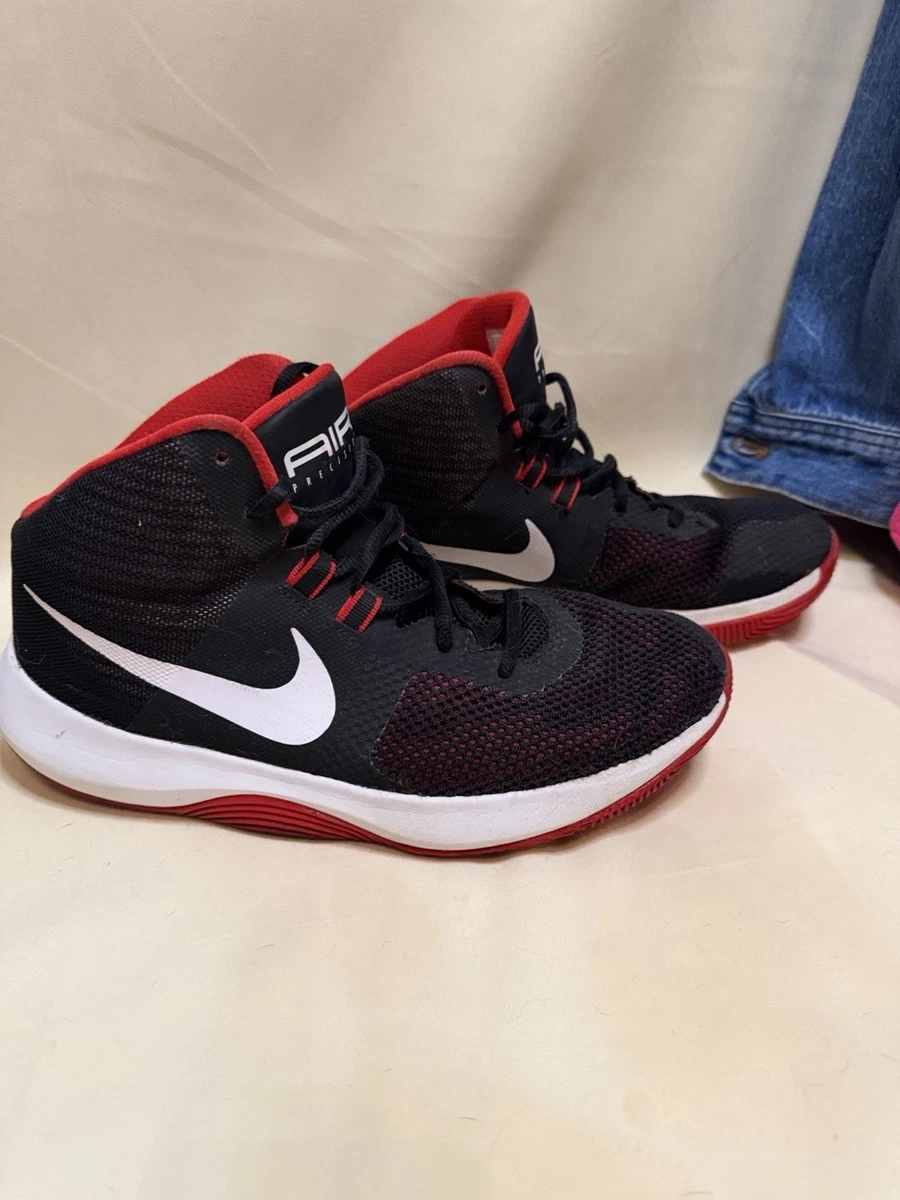Nike Air Precision II Mens Basketball Shoes Black Red White 898452-006 Size 14 Buy Nike Air Precision NBK  main image 2