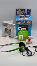 Radio Shack Exclusive M M Mini Plush Green Portable FM Radio With Headset Works