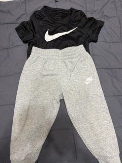 Nike Boys 4T Dri FIT Shirt Gray Nike Pants