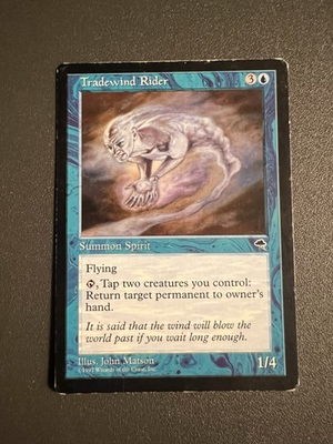 #ad #ad Magic Tradewind Rider Tempest Blue HP MTG 💎Shinetized $1.50