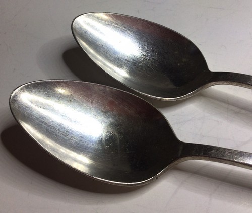 Rogers Bros International Silver Sylvia 1847 5 cucharas soperas ovaladas monograma S - Imagen 14 de 24