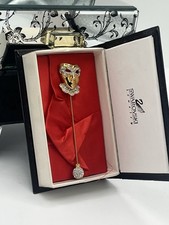 broche swarovski masque Email et pierre