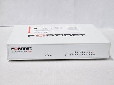 Lot of 10 Fortinet FortiGate 60E-POE FG-60E-POE Firewall Security Appliance