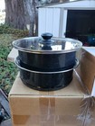 NIB Old Stock Genuine Sun Oven Int. Easy Stack Enamel Pots Solar Oven
