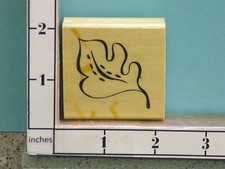 leaf rubber stamp 17H