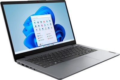 Lenovo Ideapad 1 14.0'' HD Laptop Intel N4020 4GB RAM 64GB eMMC Intel 600gfx Grey