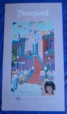 THE DISNEY GALLERY GRAND OPENING RARE 1987 JOHN HENCH SIGNED ART PRINT - GREAT!
