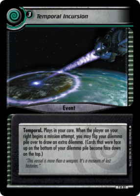 Star Trek 2E: Temporal Incursion [Lightly Played] Strange New Worlds STCCG Decip