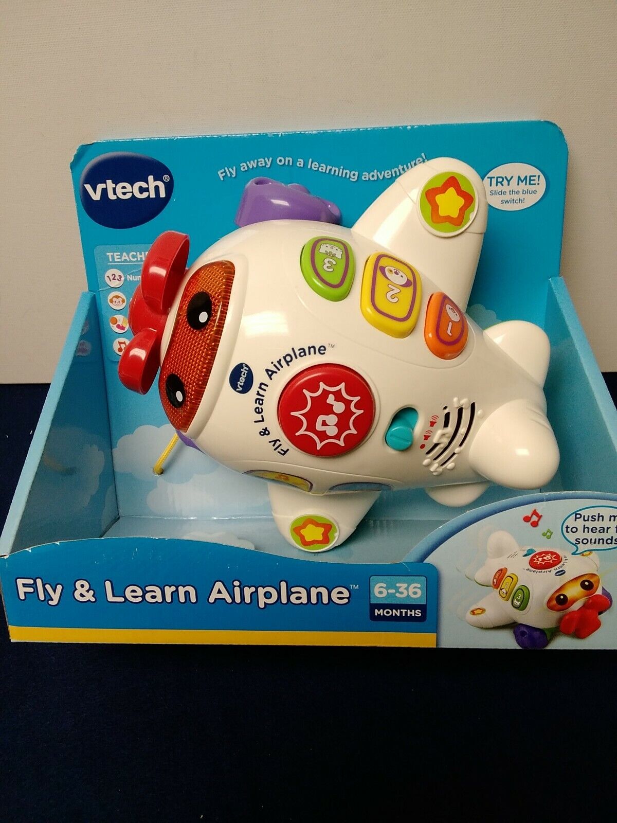  VTech Fly & Learn Airplane : Toys & Games