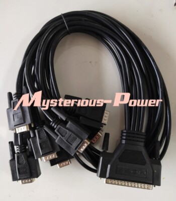 QTY：1 New For CBL-M62M9x8-100 1-8 Serial Port Cable DB9*8 HDB62M 62Pin