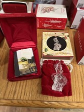 2003 Waterford Crystal 9 Ladies Dancing 12 Days Christmas Ornament MINT in BOX