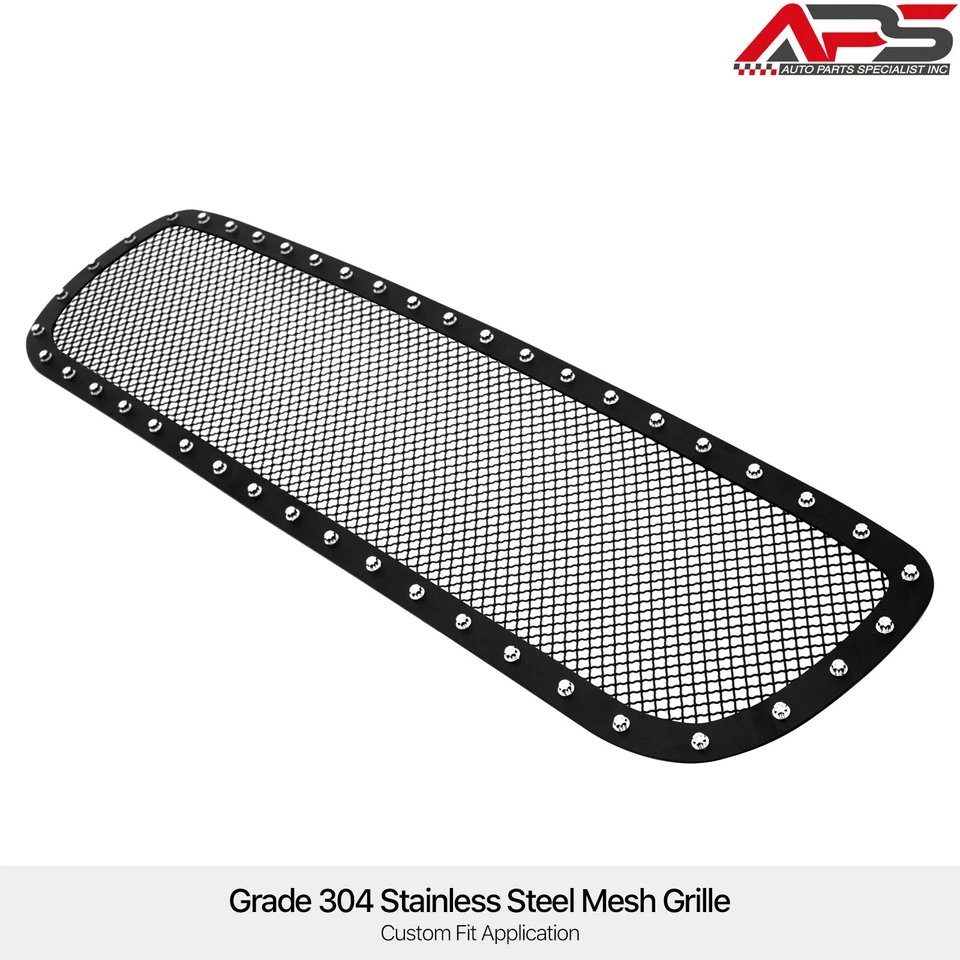 Se adapta a GMC Yukon/Denali 2001-2006 Sierra Denali 2002-2006 rejilla de remache de acero inoxidable Foto 2 de 4