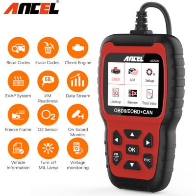 2023 ANCEL AS500 Profi KFZ OBD2 Diagnosegerät Auto Scanner Fehler Auslesegerät