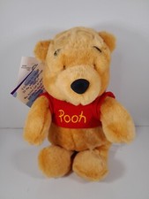 Disney Store Winnie The Pooh Jumping Bean Bag Plush I Giggle Wiggle  Talk NWT