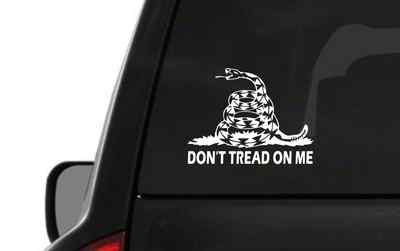 Don't Tread on Me (D2) Vinyl Decal Sticker Car/Truck Laptop/Netbook Window