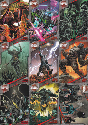 2024 Cryptozoic CZPlus Dark Nights: Metal Dark Knights Set Of 9 Cards!