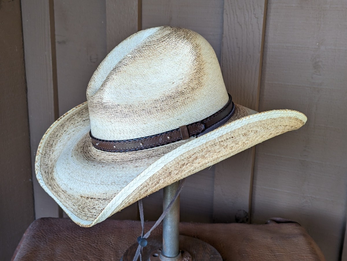 Scorched Gus Western Cowboy Hat w/Stampede Strings