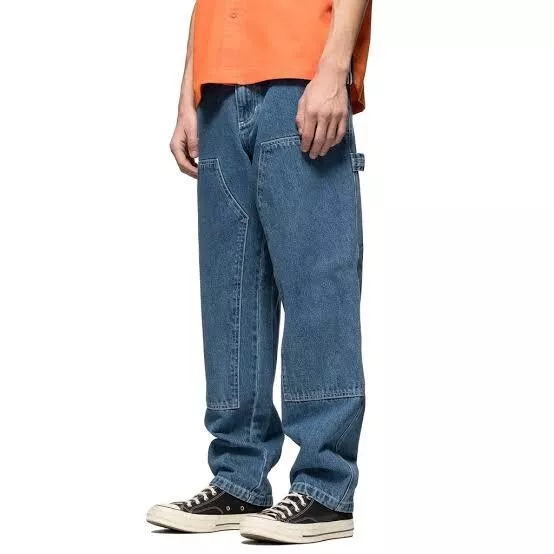 STUSSY Double knee denim work pant.