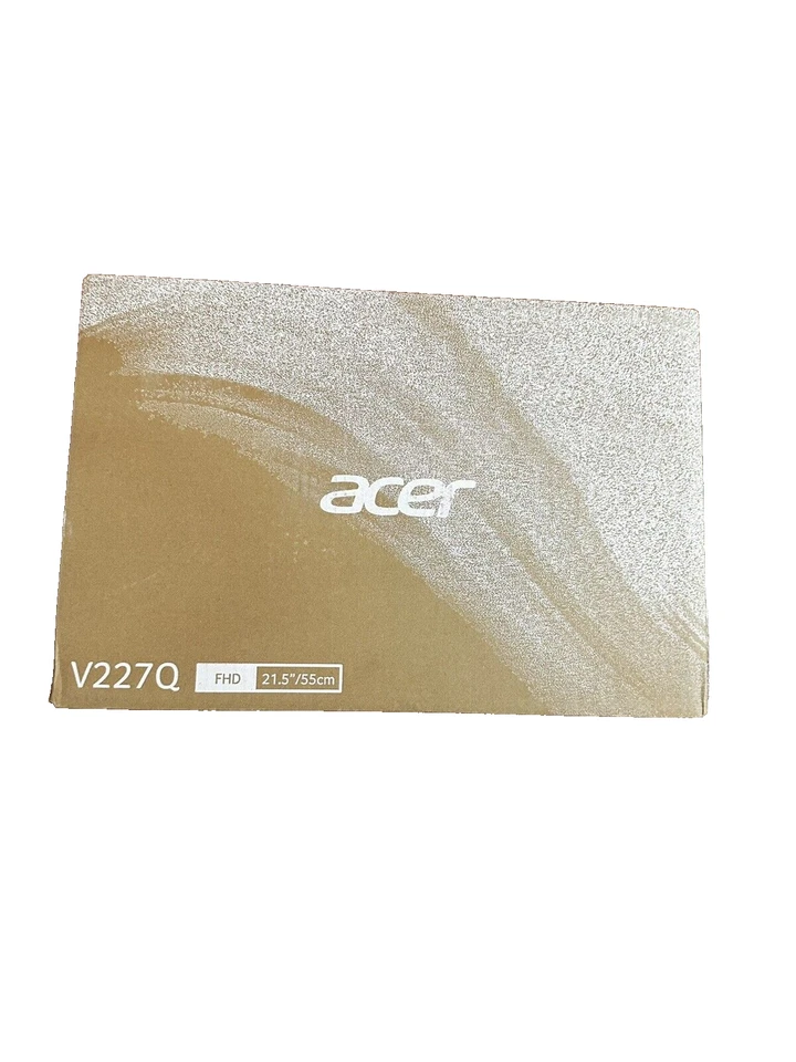 ACER V227Q 21.5" 1920x1080 Full HD 75 Hz Refresh Rate 16:9 HDMI NEW - Image 3 of 4
