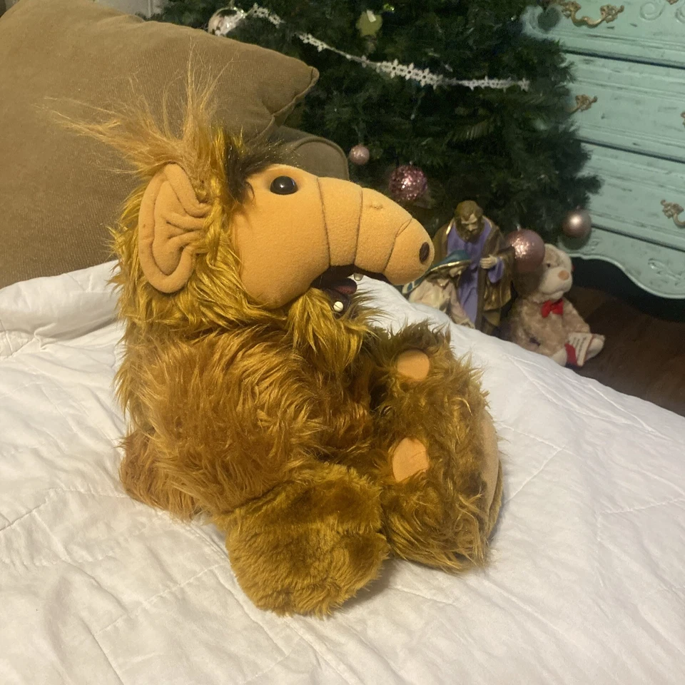 Muñeco de peluche vintage 1986 ALF 18" Coleco Alien Productions juguete de peluche Foto 4 de 4